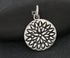 Sterling Silver Daisy SunFlower Charm -- SS/CH4/CR158